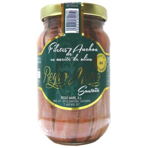 Filetes de anchoa de Santoña en aceite de oliva 220g RegioMare